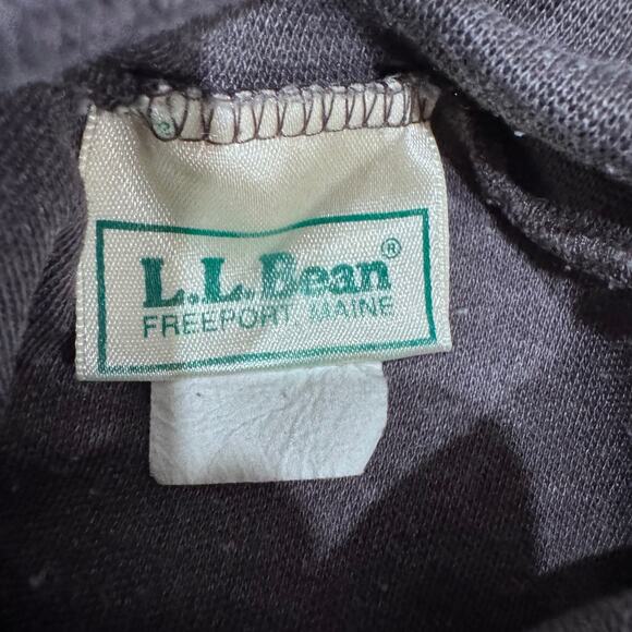 L.L.Bean Women’s Turtleneck M Heather Gray USA Made 50/50 Long Sleeve - Picture 5 of 6